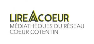 Logo du réseau "Lire@cœur", médiathèques du réseau Cœur Cotentin