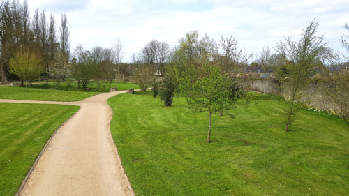 Chemins au Parc des Cordeliers